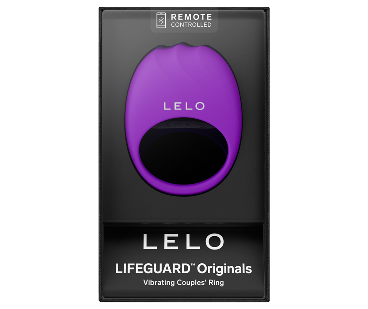 The LIFEGUARD silicone cock ring doubles as a dick ring and penis ring - experience the best couples sex toys by LELO.