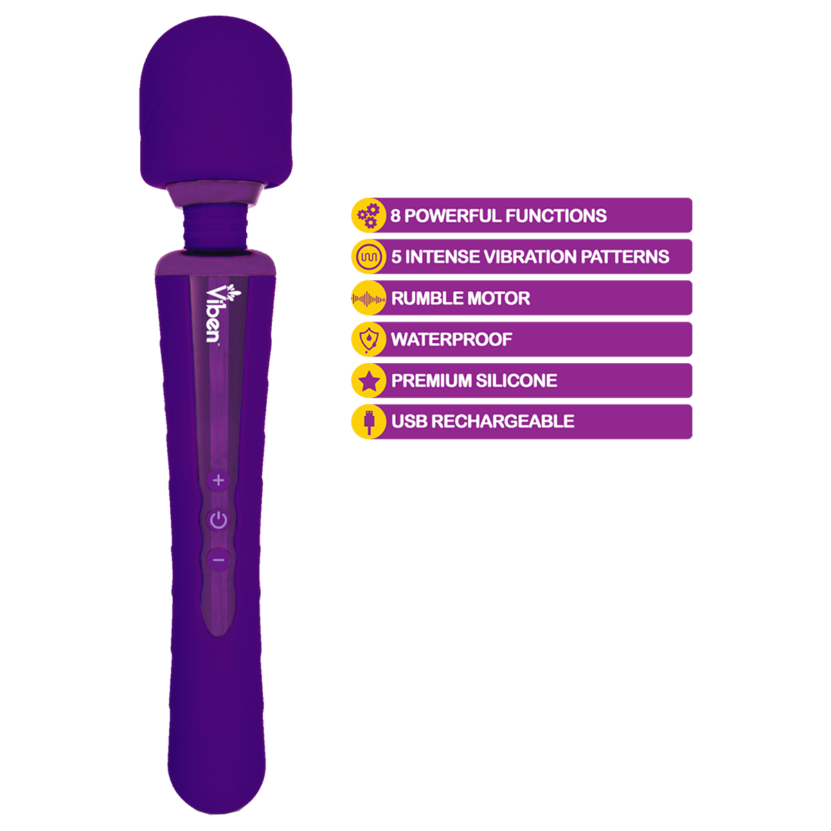 Viben Obsession Wand Massager Features