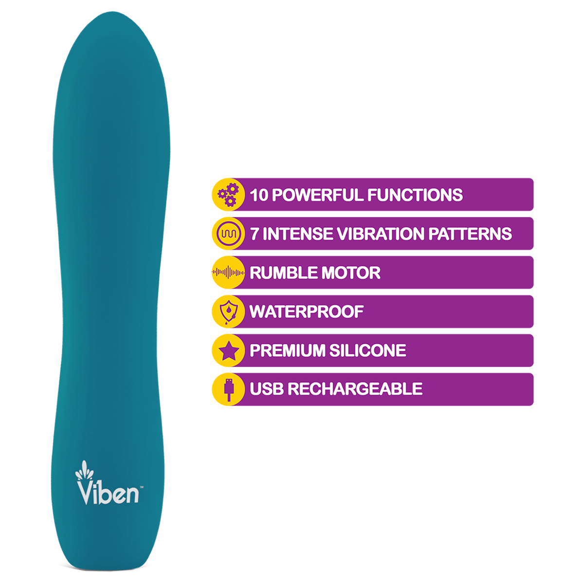 Viben Vivacious Power Bullet Features