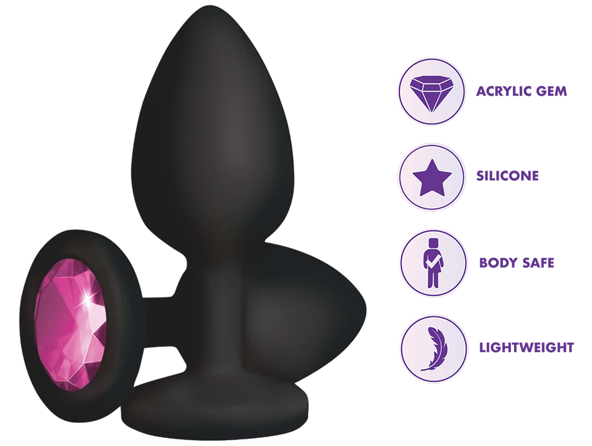 Add a little sparkle to your intimate collection with these cute butt plugs.