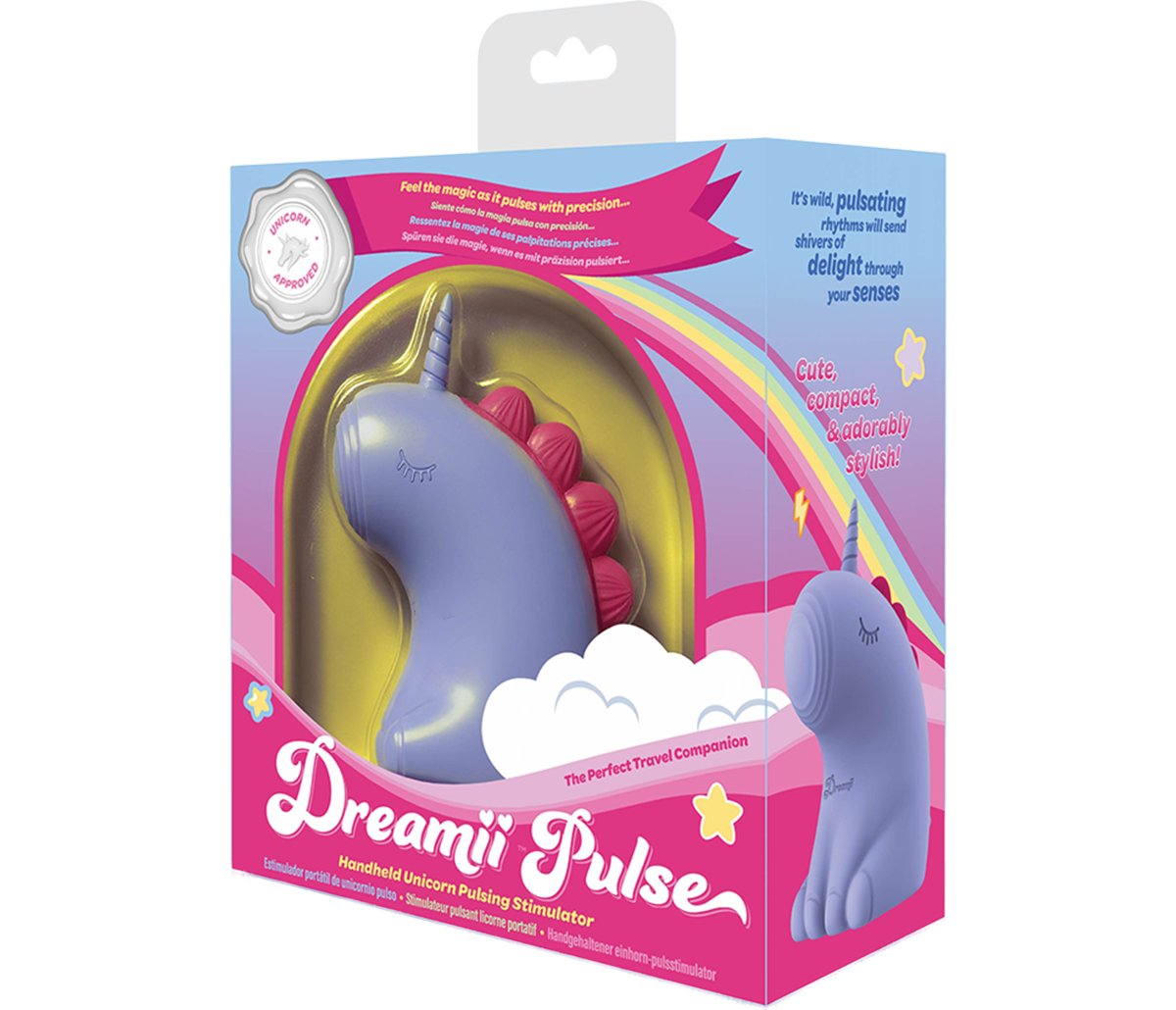 Viben Dreamii Pulse female sex device with a cute unicorn design.