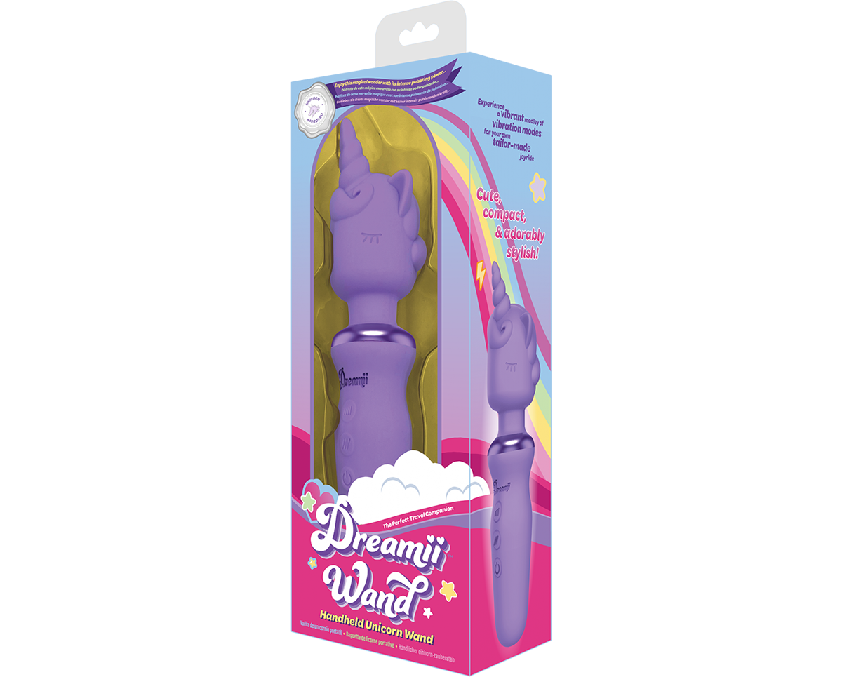 Discover playful female sex toys with the Dreamii Unicorn Wand Vibrator and charming unicorn massager design.