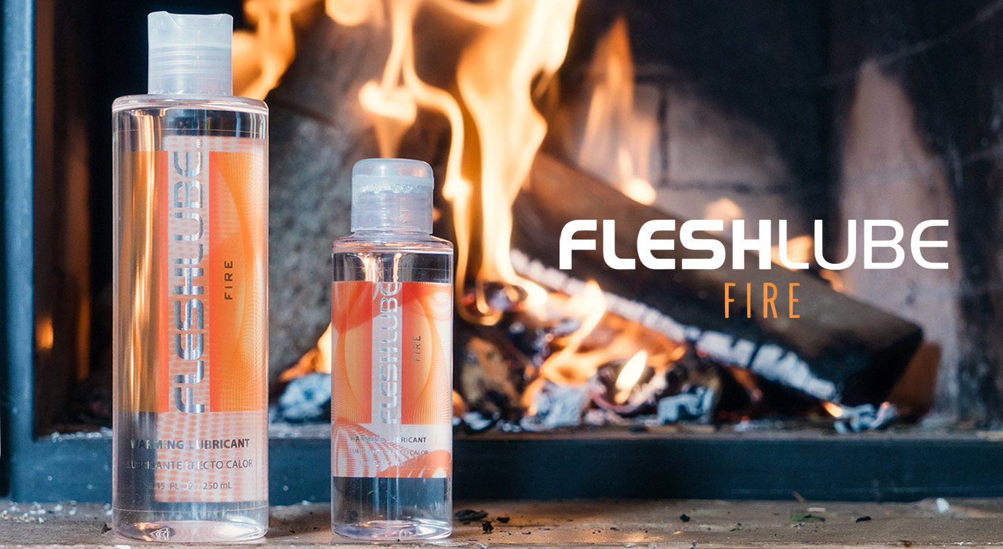 Fleshlight Fleshlube Fire water based lubricant delivers warming lube performance when using a Fleshlight masturbator.