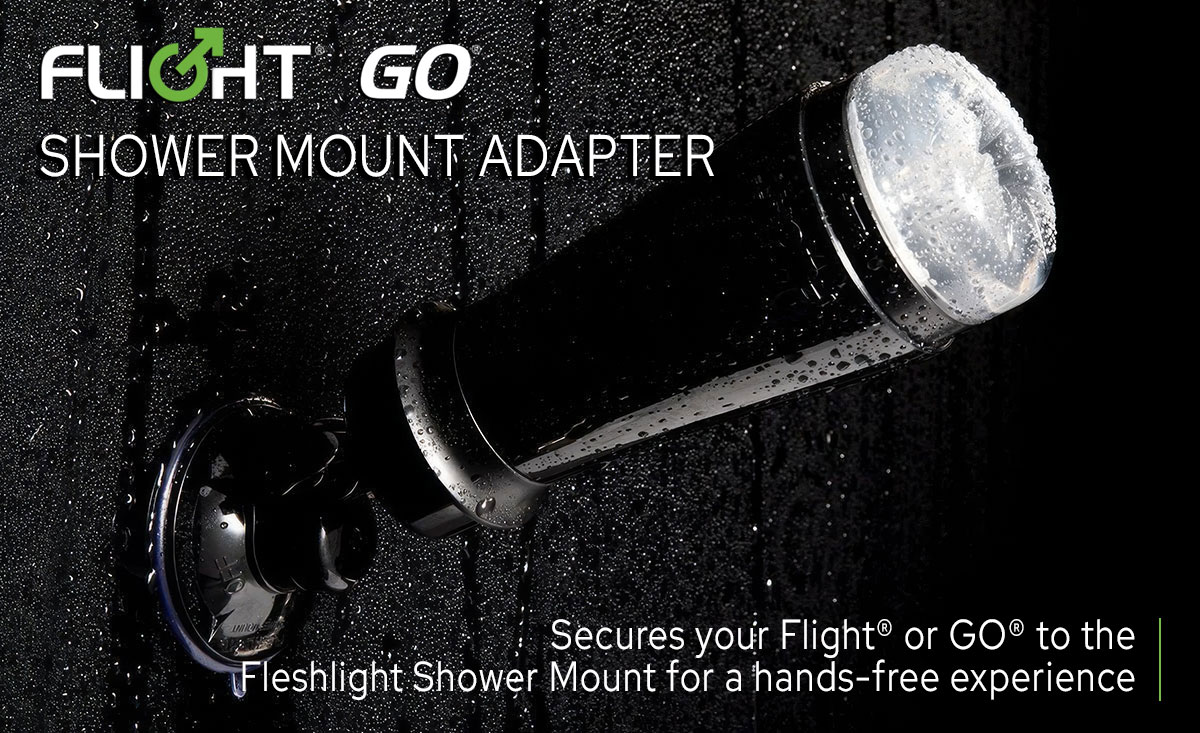 Fleshlight Quickshot adapter connects your male masturbator to a secure fleshlight shower mount.