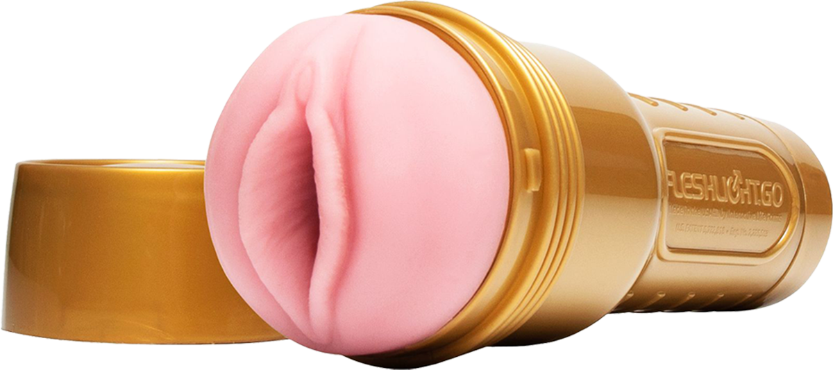 Fleshlight Go sleeves deliver a realistic feel in this portable male masturbator for private sessions.