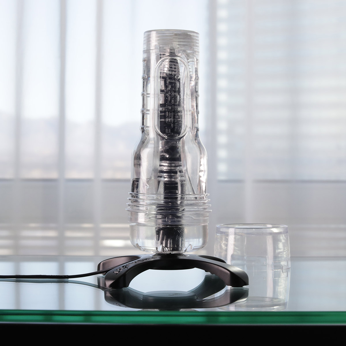 The fleshlight sleeve warmer gently heats your fleshlight sleeve for a more natural male masturbator experience.