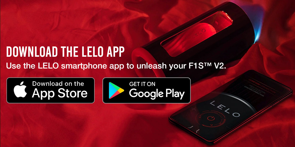 Premium automatic male masturbator LELO F1S V2, designed as a luxury male sex toy.