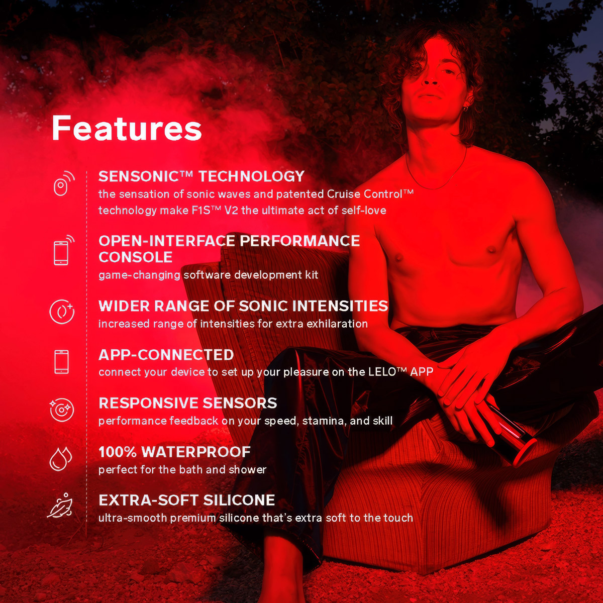 Explore the LELO F1S V2, one of the most advanced male masturbators and strokers.