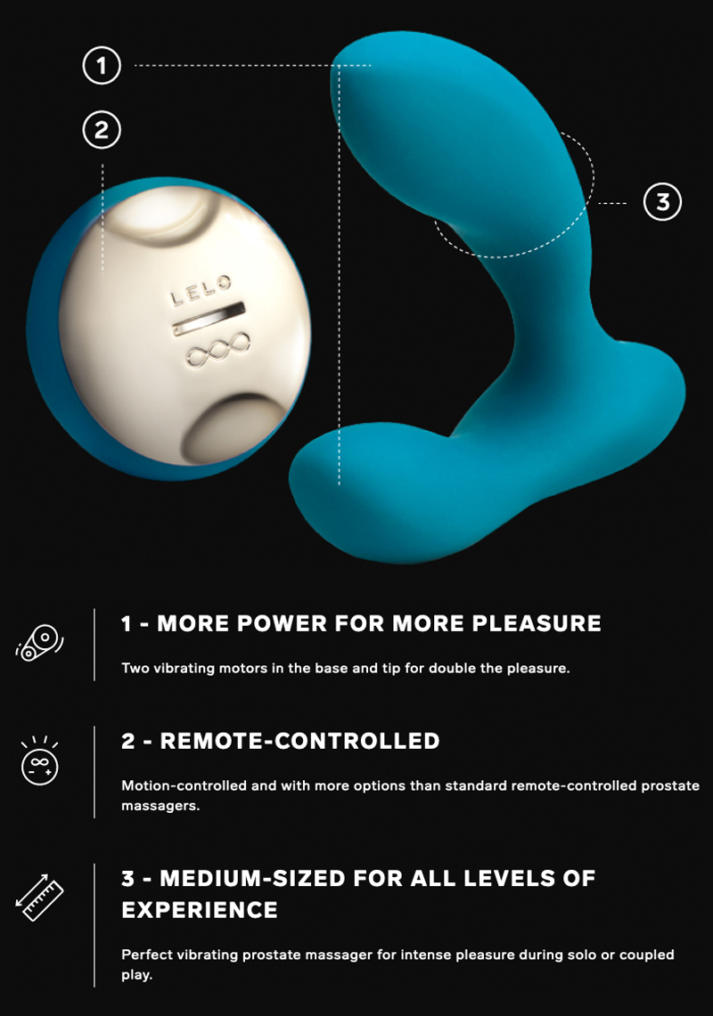 LELO HUGO Prostate Massager Features