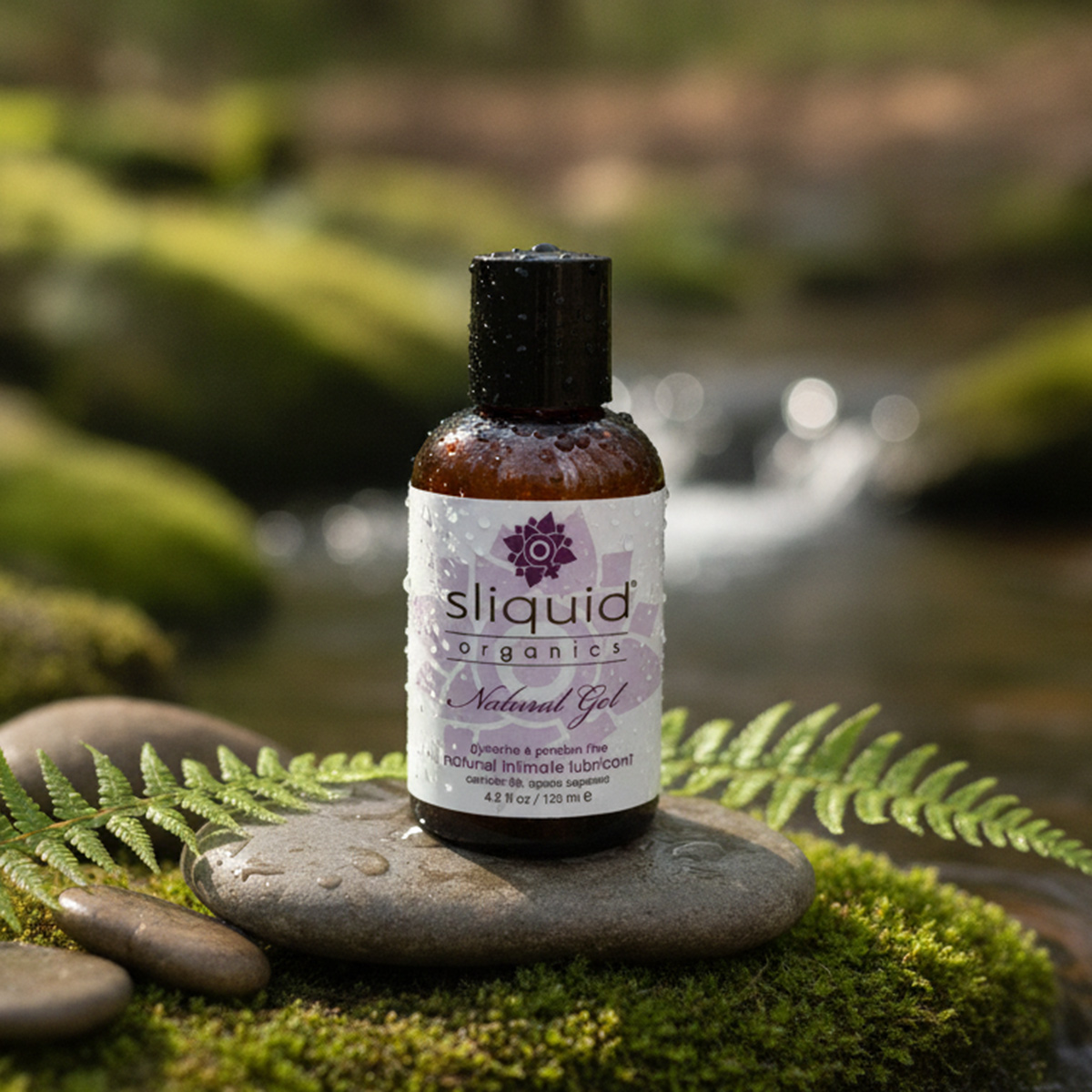 Sliquid Natural gel is a natural lubricant and smooth sex lube that's safe to use with sex toys.