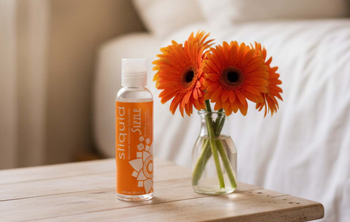 Sizzle Sliquid lube is a silky personal lubricant and water based lube designed for smooth, comfortable intimacy.
