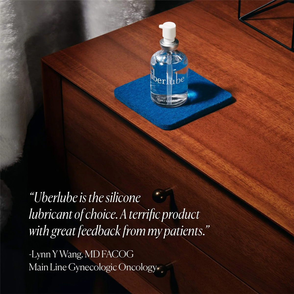 Uberlube luxury lubricant designed for pleasure, comfort and reduced friction.